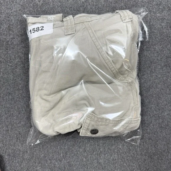 Carhartt Cargo Shorts 38 Relaxed Fit Khaki Work Utility Casual - Picture 8 of 8